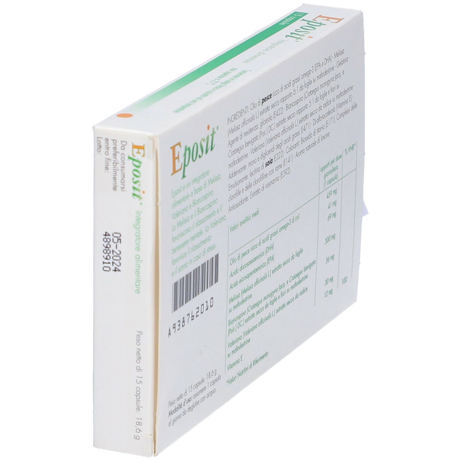 Eposit 15 Capsule 18,6 G