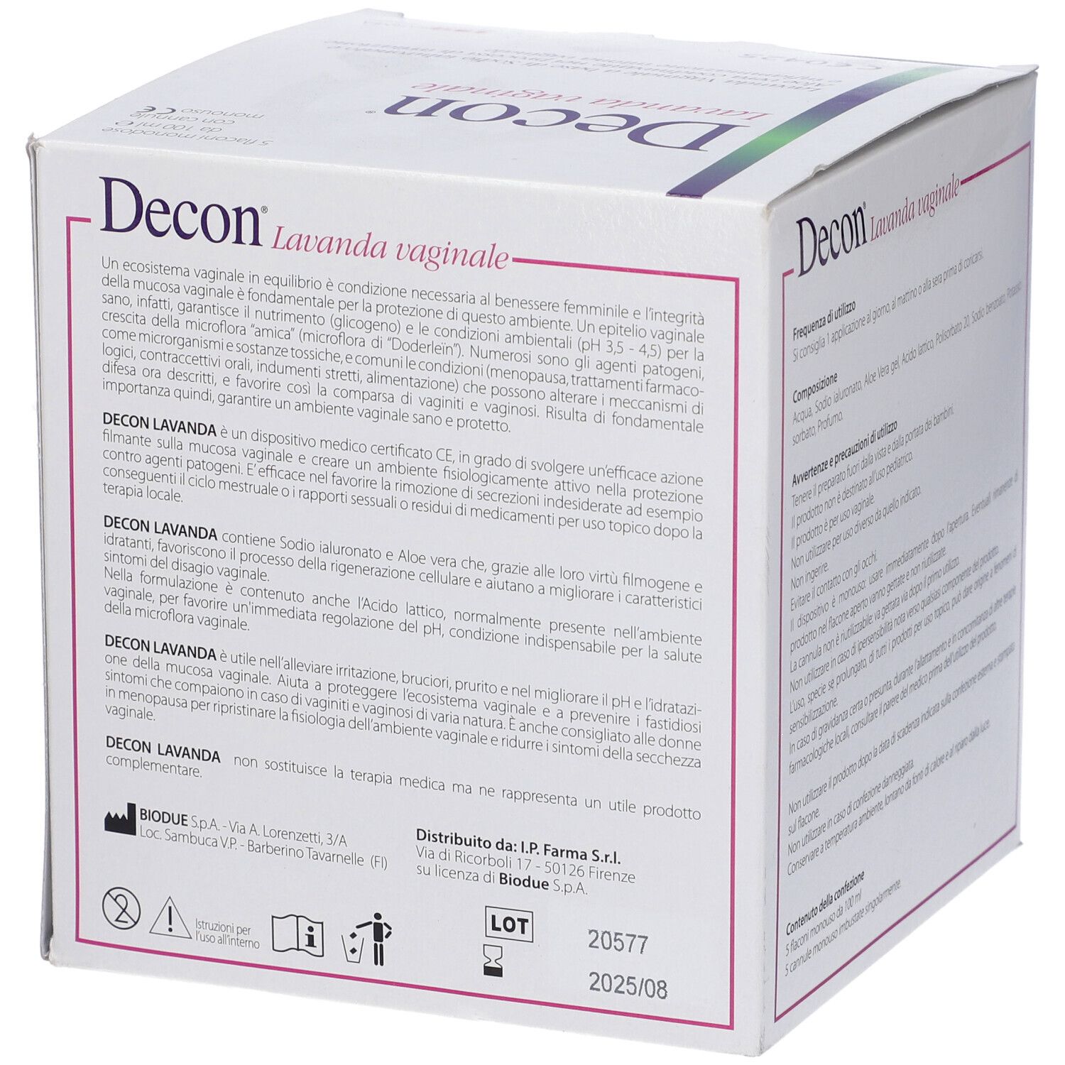 Decon Lavanda Vaginale 5 Flaconi Da 100 Ml