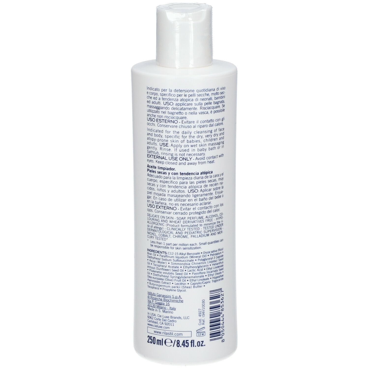RILASTIL® Xerolact (Atopic) Cleansing Oil