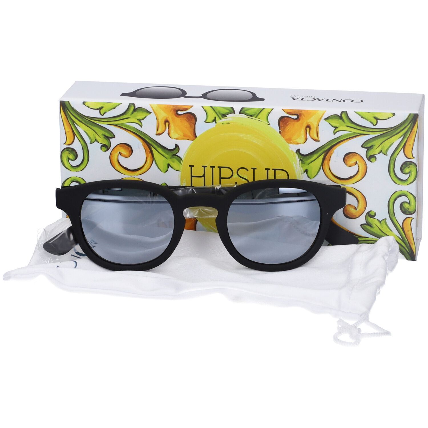 Contacta Hipsun Occhiale Da Sole Con Lenti Polarizzate Nero