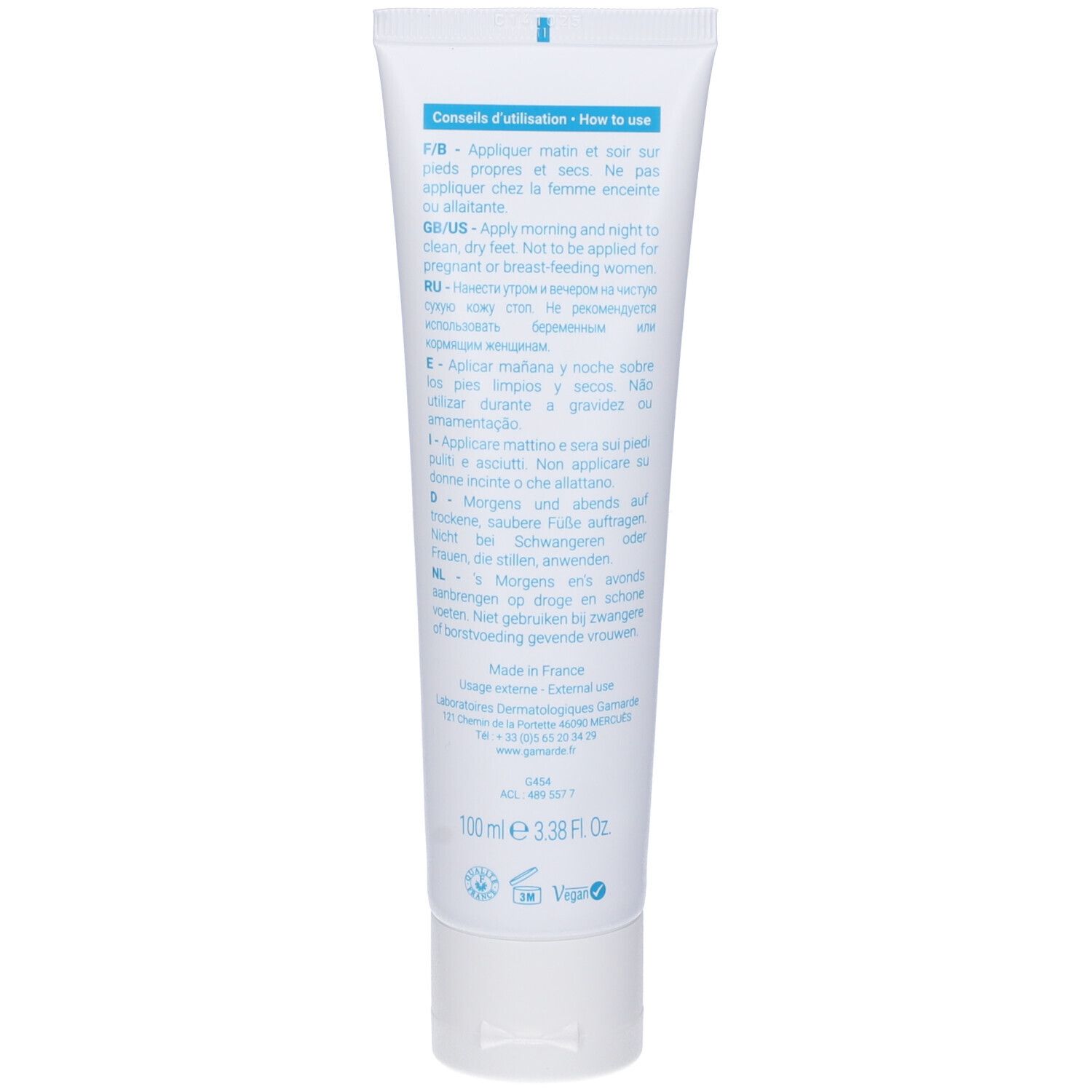 Gamarde Gel Deodorante Piedi Freschezza Intensa