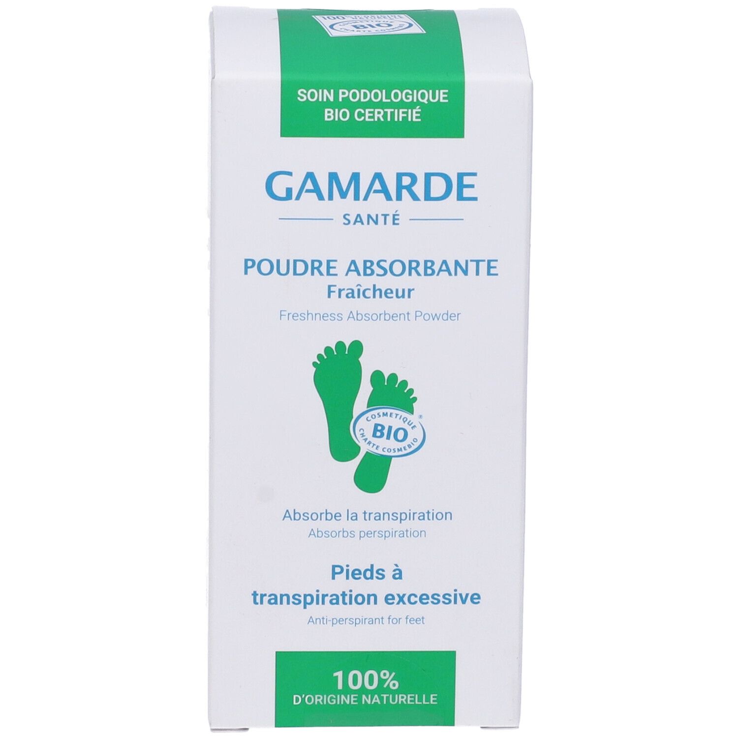 Gamarde Polvere Assorbente Rinfrescante per Piedi