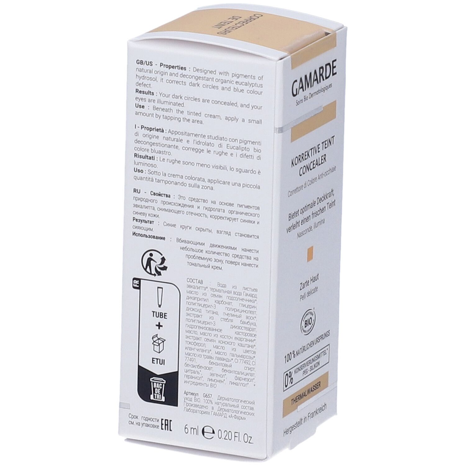 Gamarde Correttore di Tinta Anti Occhiaie