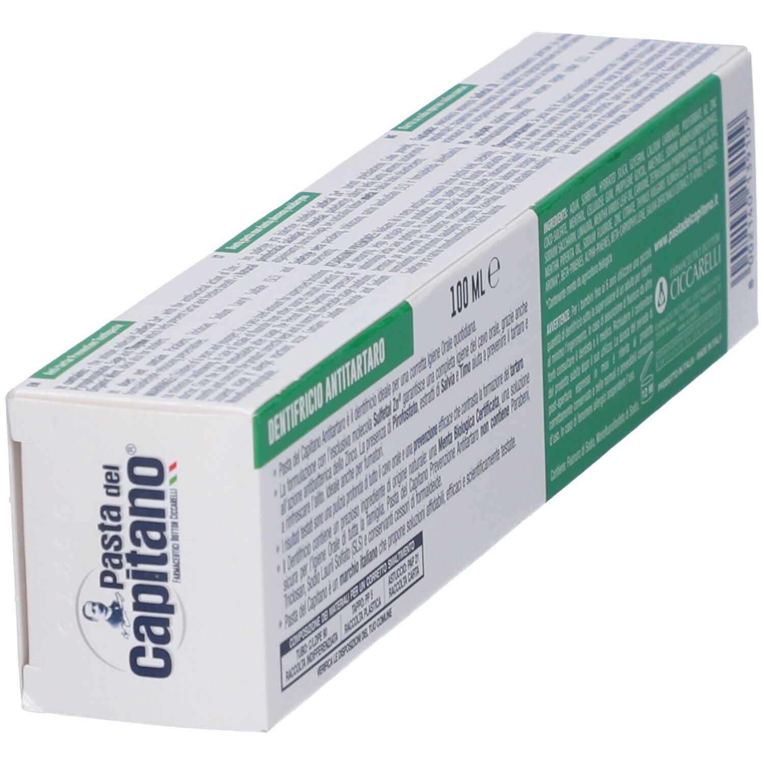 Pasta del Capitano Dentifricio Antitartaro