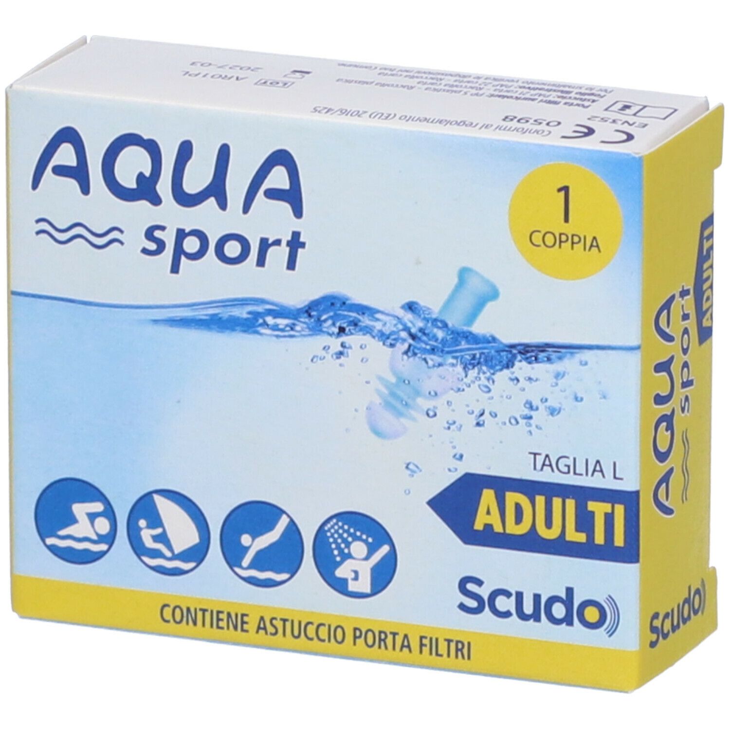 AQUA Sport Adult Filtro Auricolare
