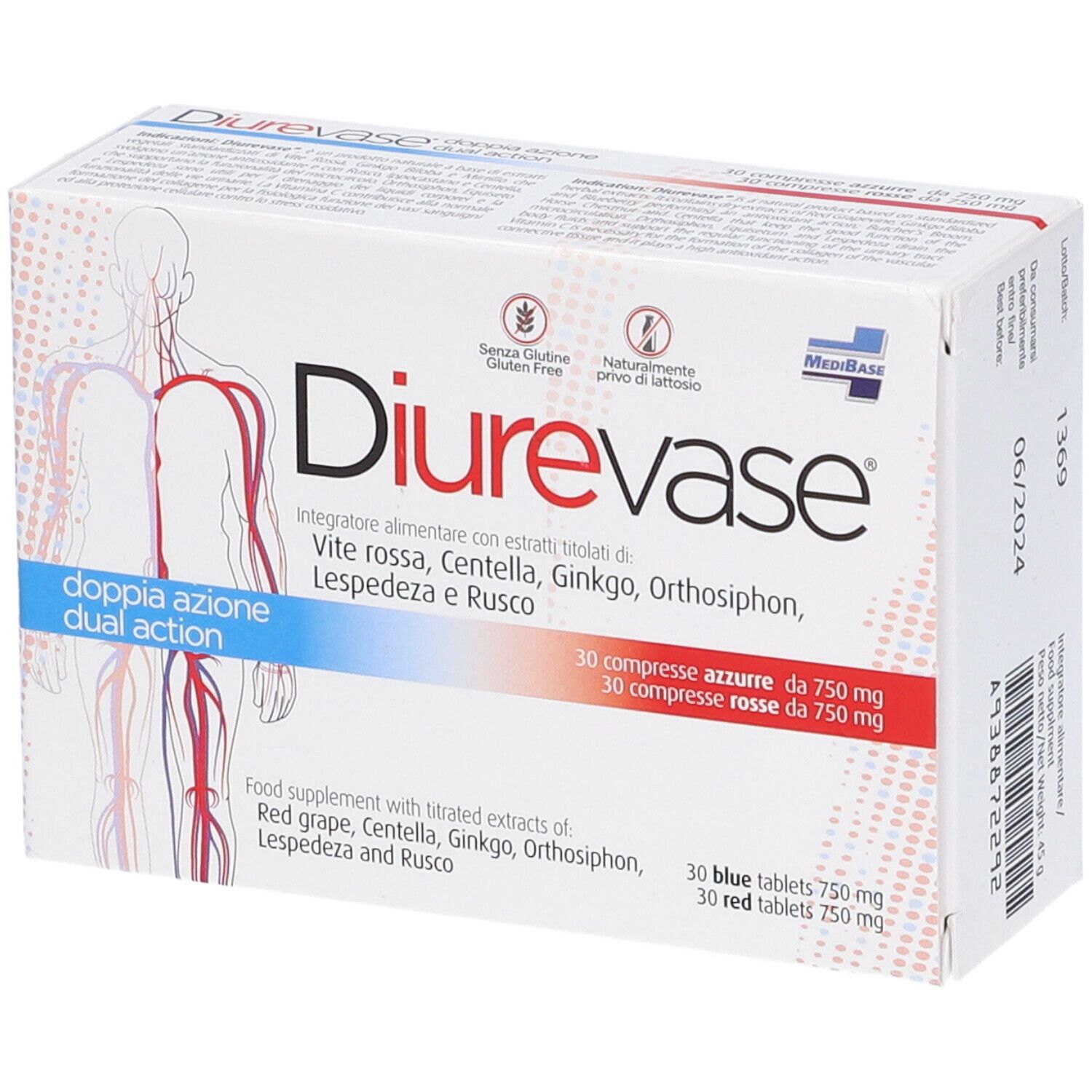 Diurevase 60Cpr 750Mg