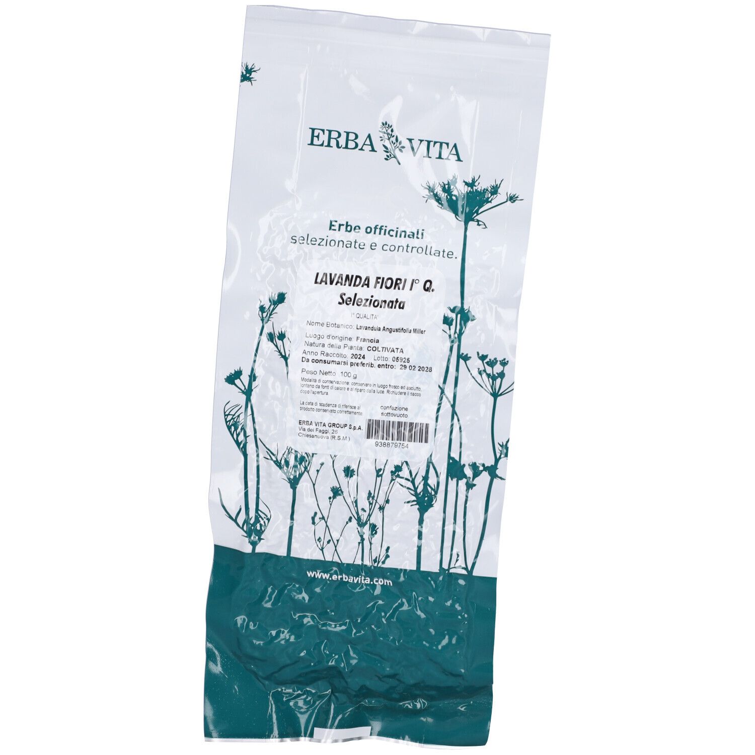 Erba Vita Tisana Lavanda 1 Qualita' Fiori