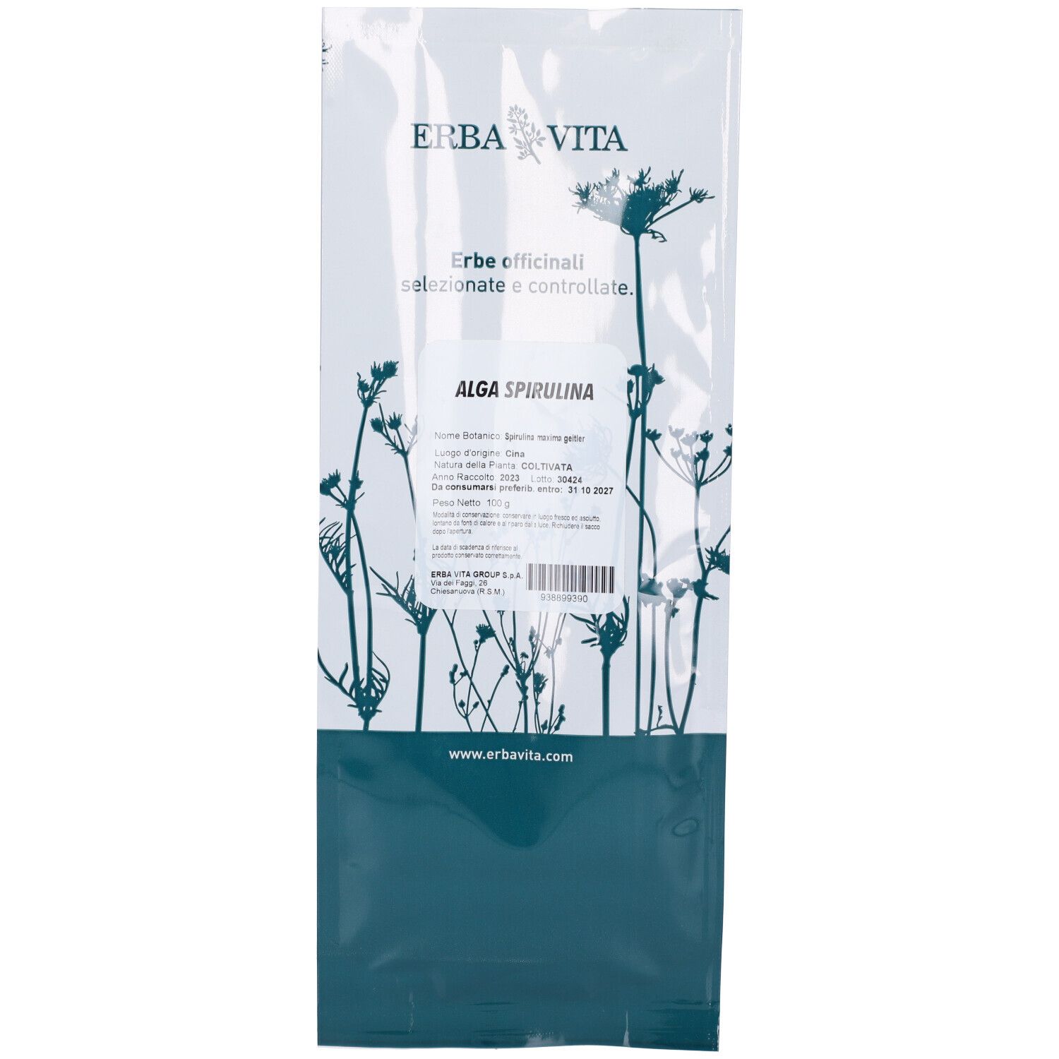 Spirulina Alga Polvere 100 G