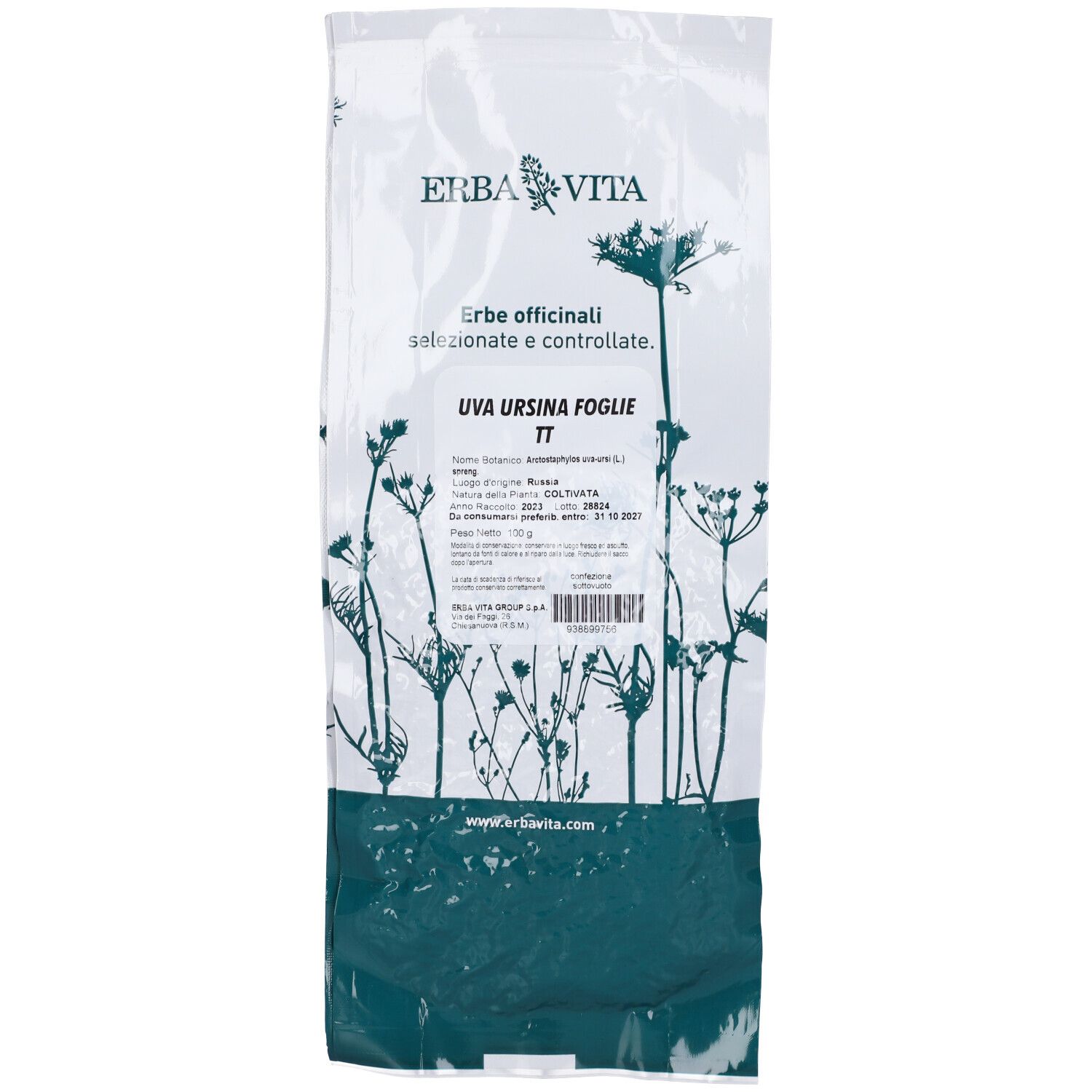 Uva Ursina Taglio Tisana Foglie 100 G
