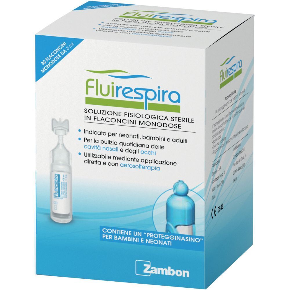 Fluirespira Soluzione Fisiologica Sterile 30x5 ml