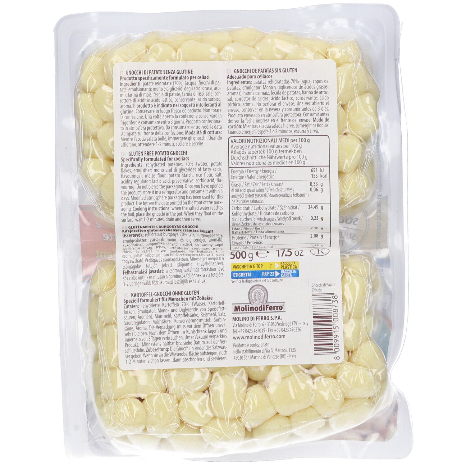 Le Veneziane Chicche Di Patate