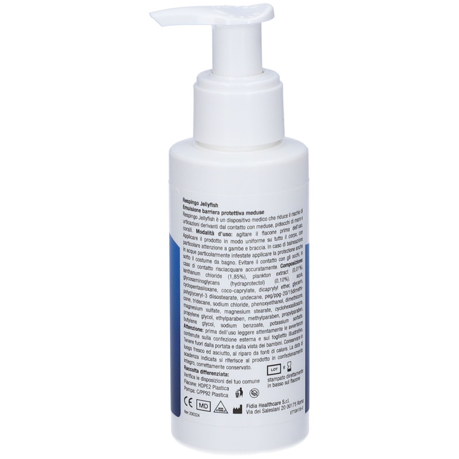 Respingo Spray Jellyfish 100 Ml Spray Protettivo Effetto Barrirera Meduse