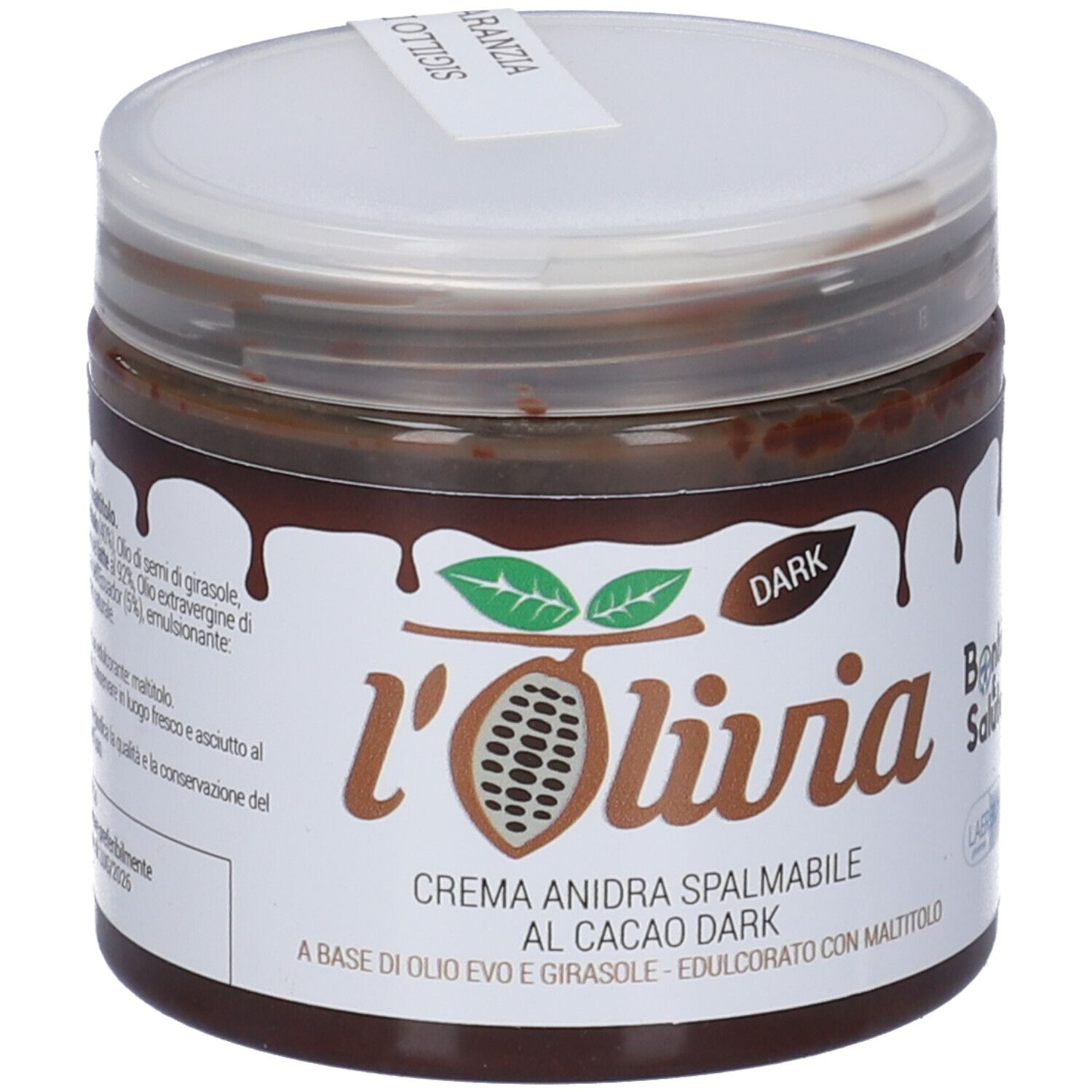 L'Olivia Dark Crema Anidra Spalmabile