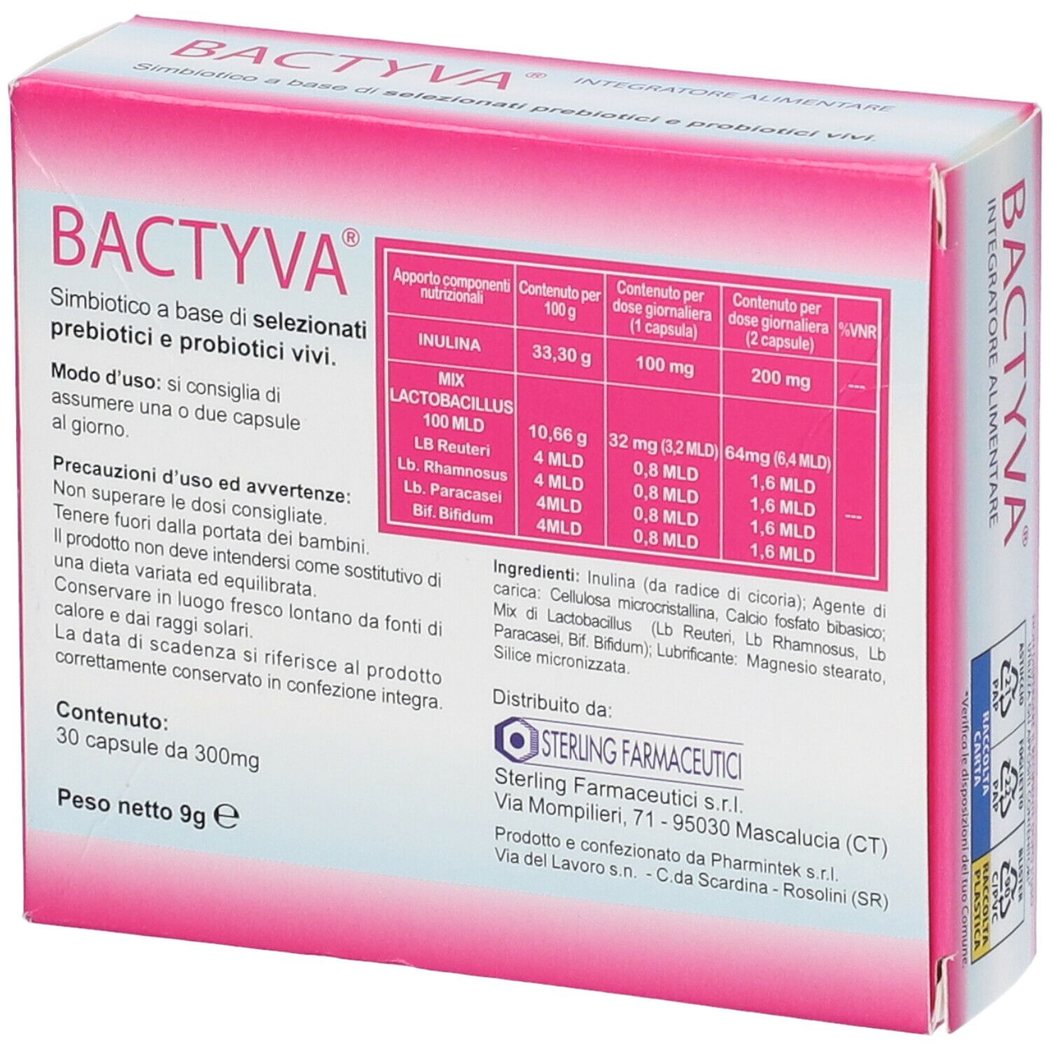 Bactyva 30 Capsule