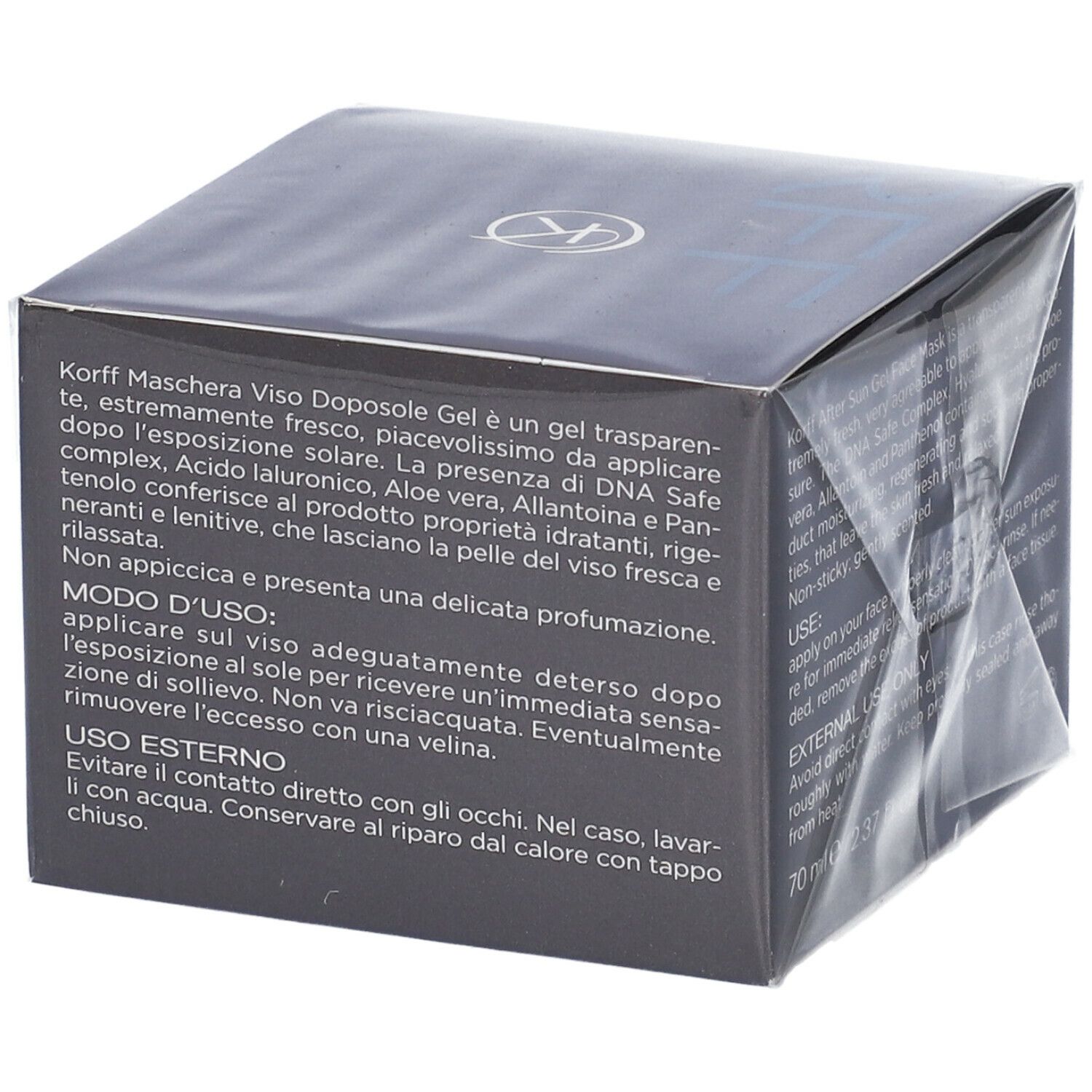 Korff Sun Secret Maschera Viso Doposole Gel - risparmia il 10% con il codice: Korff10