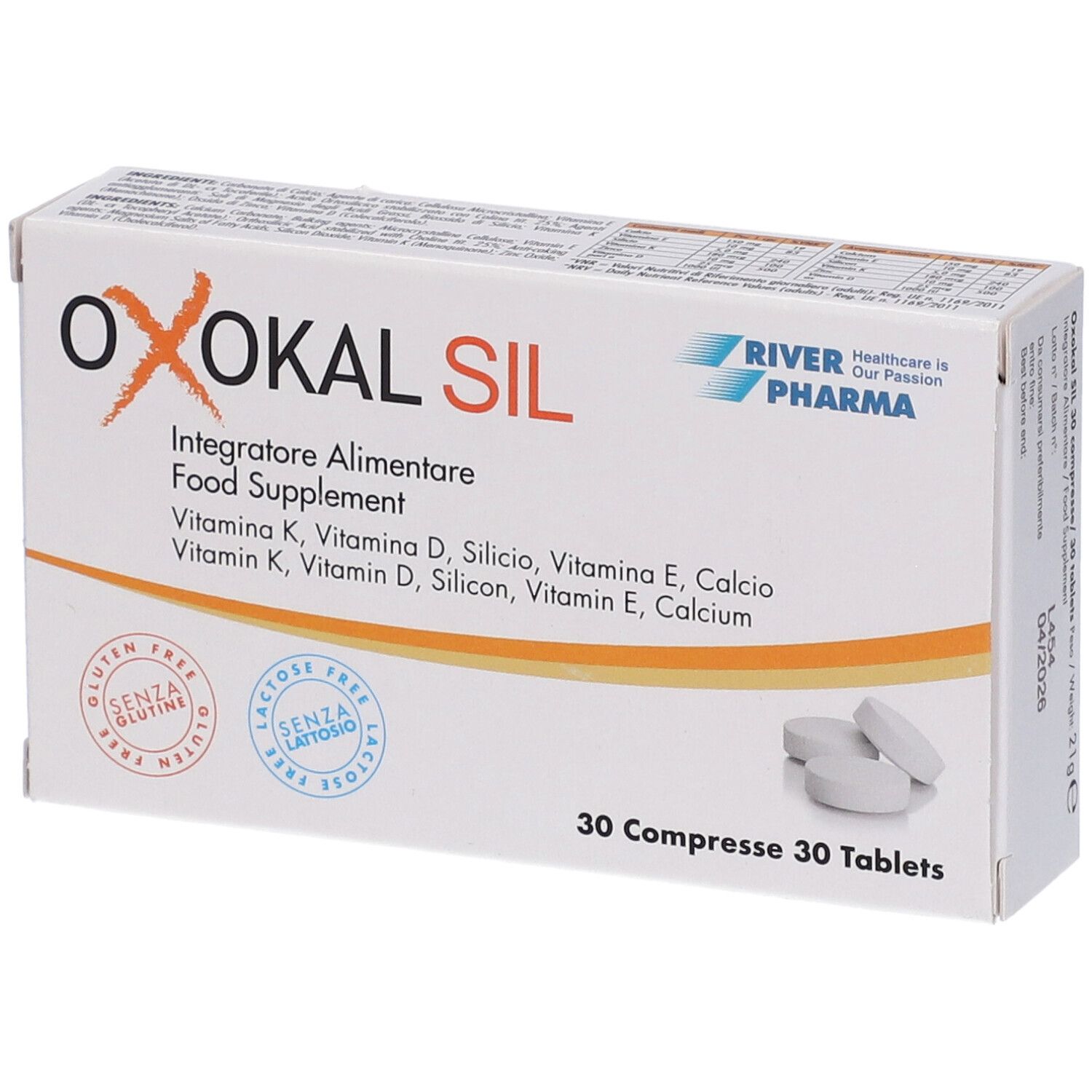 Oxokal Sil 30 Compresse Astuccio 21 G