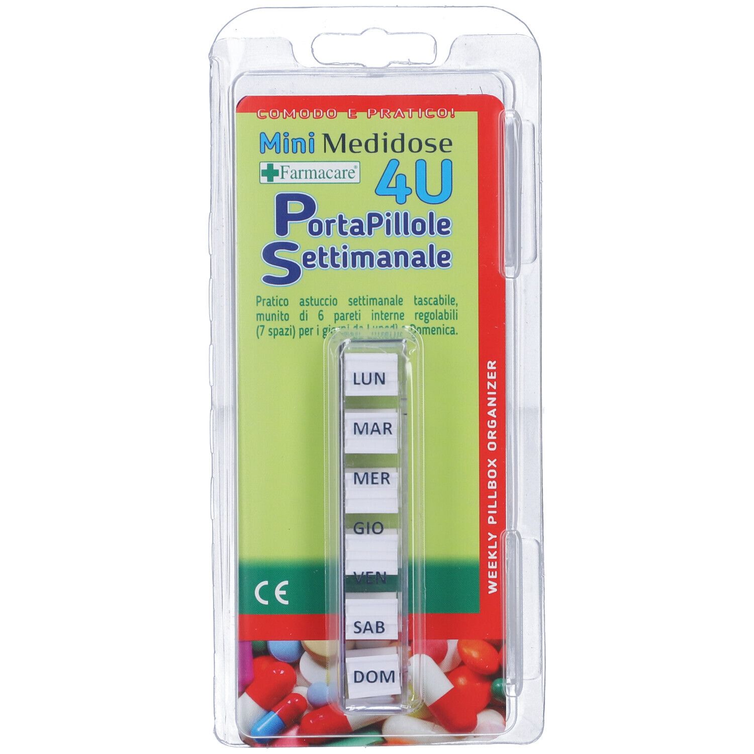 Medidos 4U Portapillole Settimanale Mini