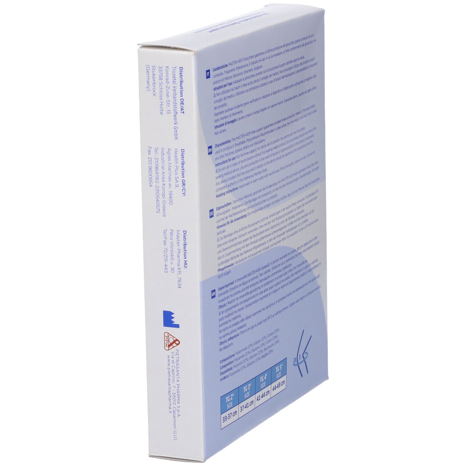 Ginocchiera Elastica Master-Aid Sport Taglia 3 37/41Cm