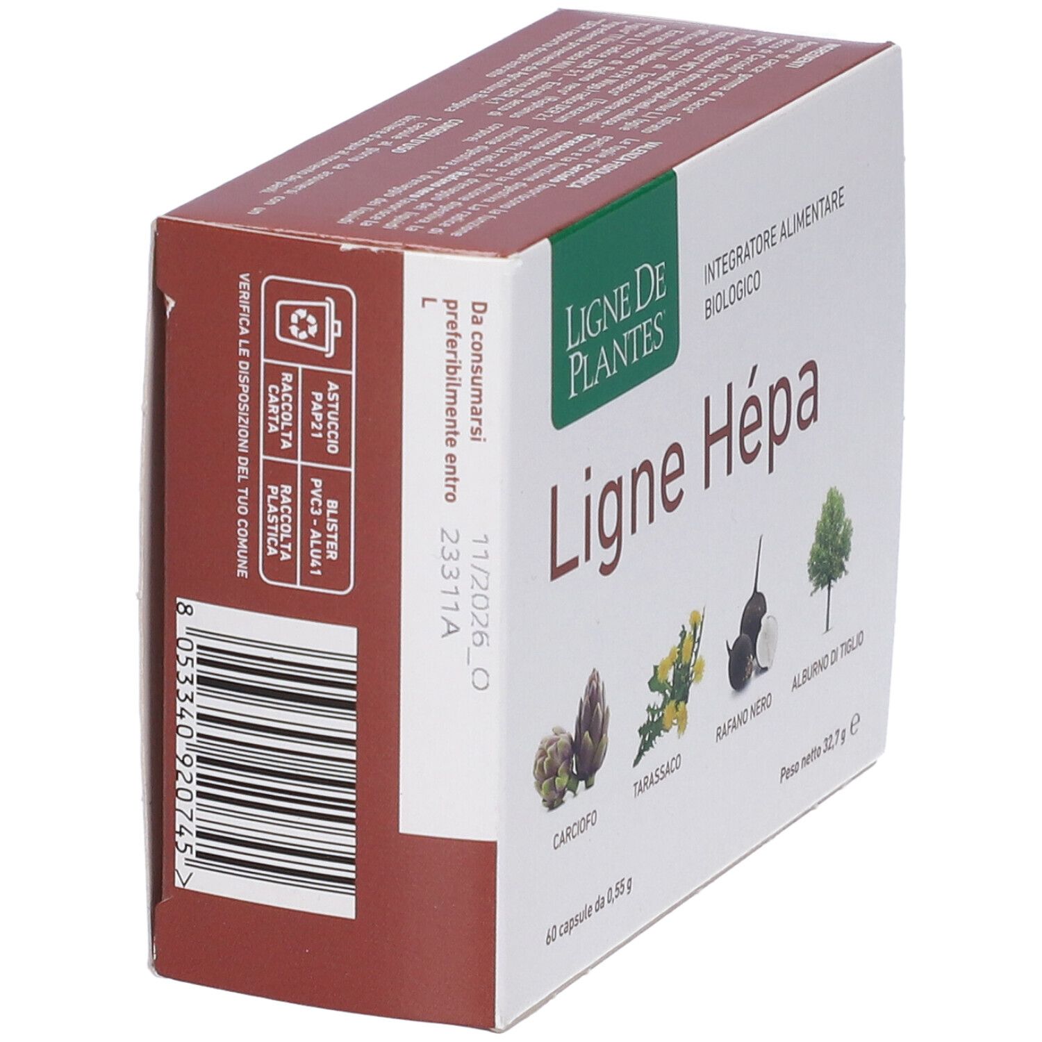Ligne Hepa Biologico 60 Capsule
