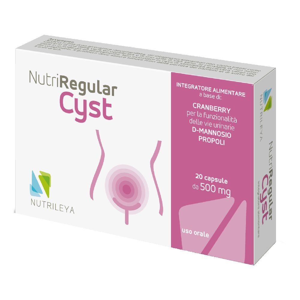 Nutriregular Cyst 20 Capsule 500 Mg