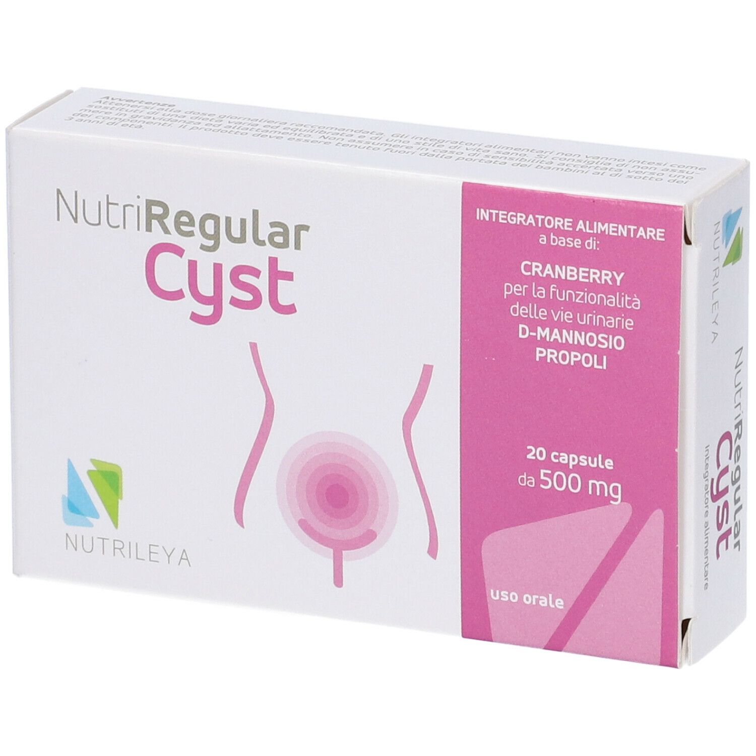 Nutriregular Cyst 20 Capsule 500 Mg