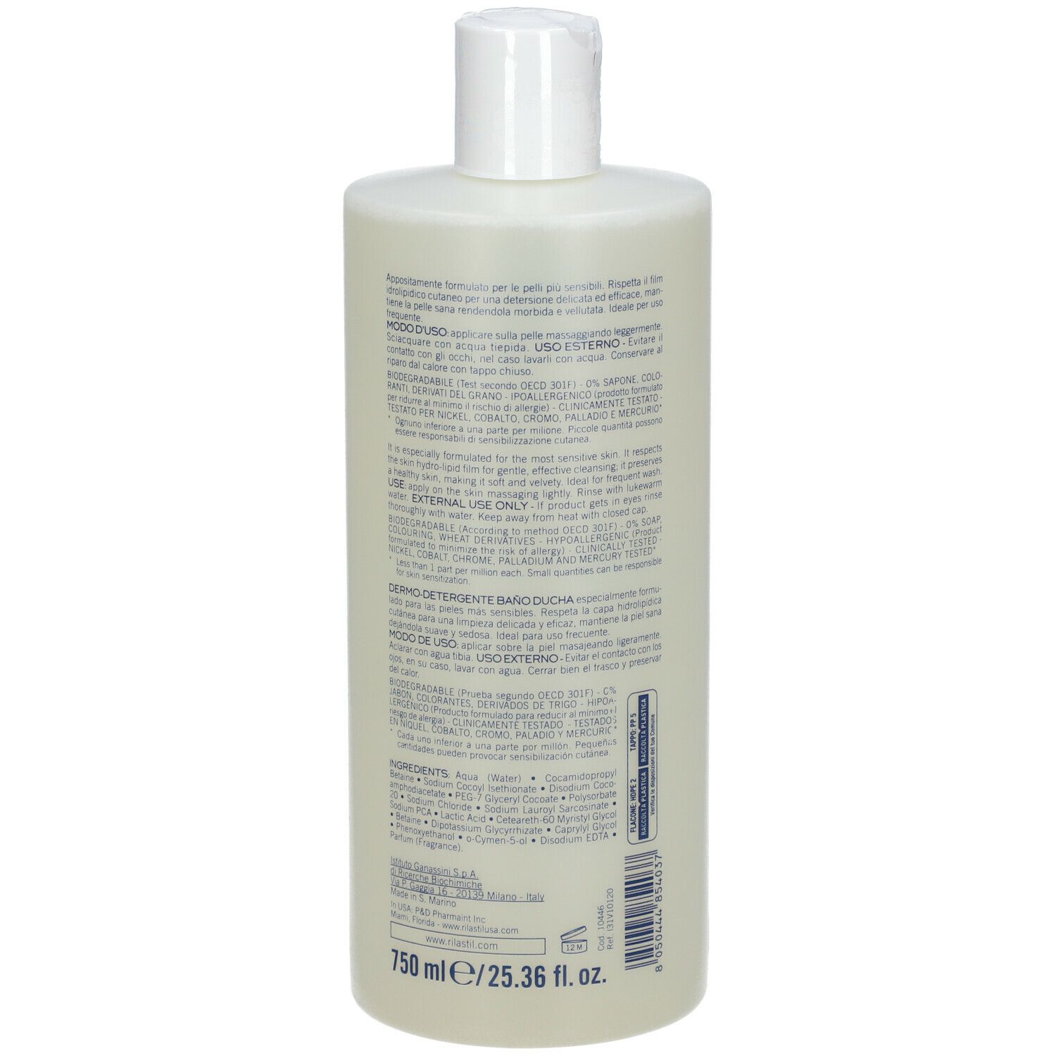 RILASTIL® Sicurphase Dermodetergente Bagno-doccia