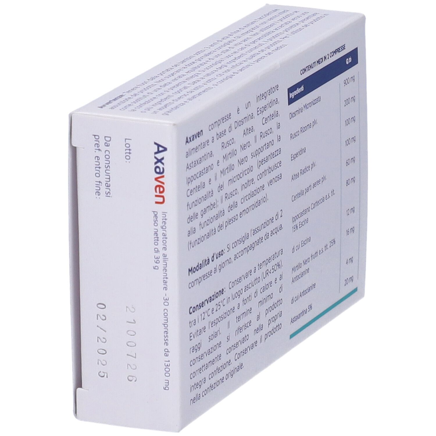 Axaven 30 Compresse