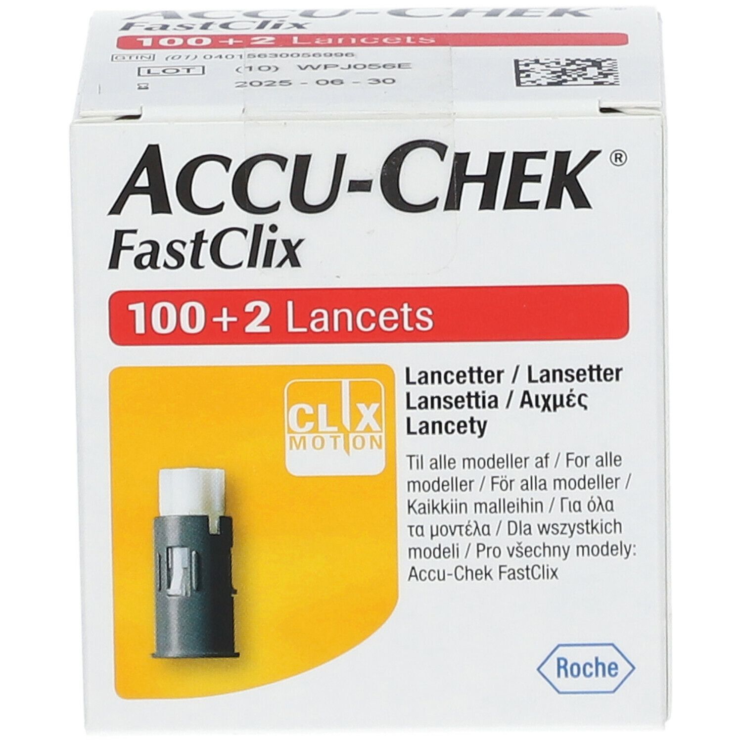 Accu-Chek® FastClix 100 + 2 Lancette per Pugnidito Accu-Chek® FastClix