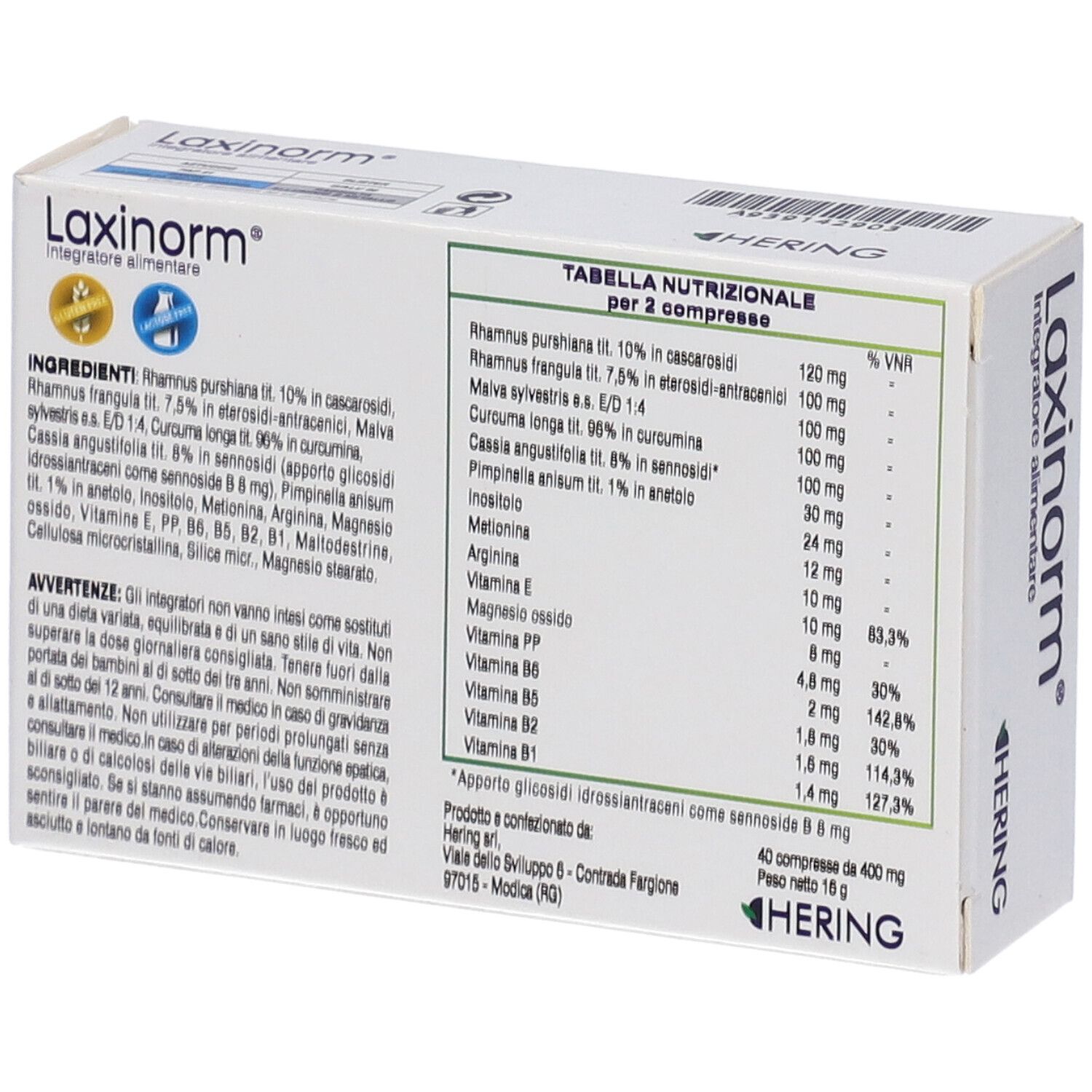 HERING Laxinorm Compresse