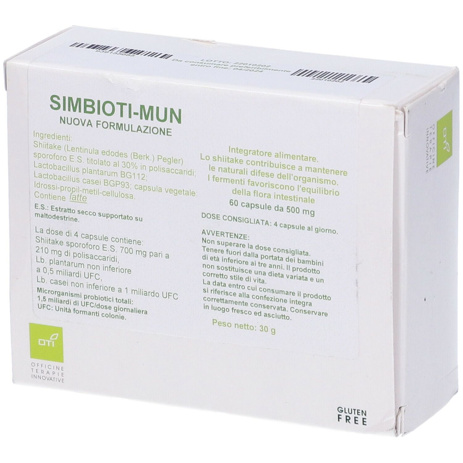 Simbioti Mun Nuova Formulazione 60 Capsule