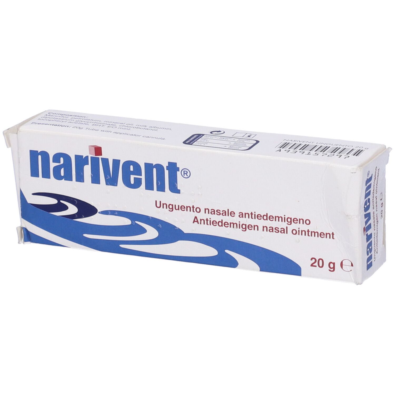 Unguento Nasale Antiedemigeno Narivent 20 G