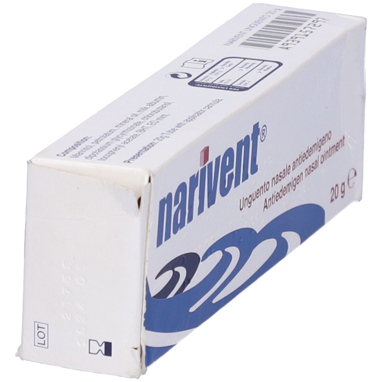 Unguento Nasale Antiedemigeno Narivent 20 G