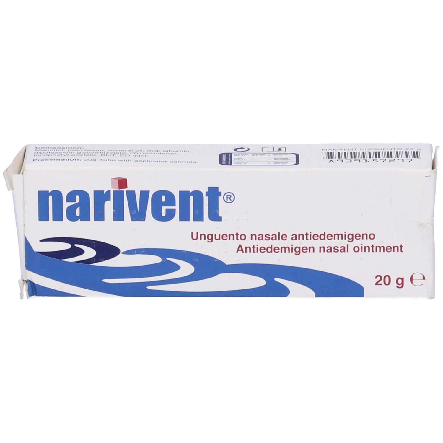 Unguento Nasale Antiedemigeno Narivent 20 G