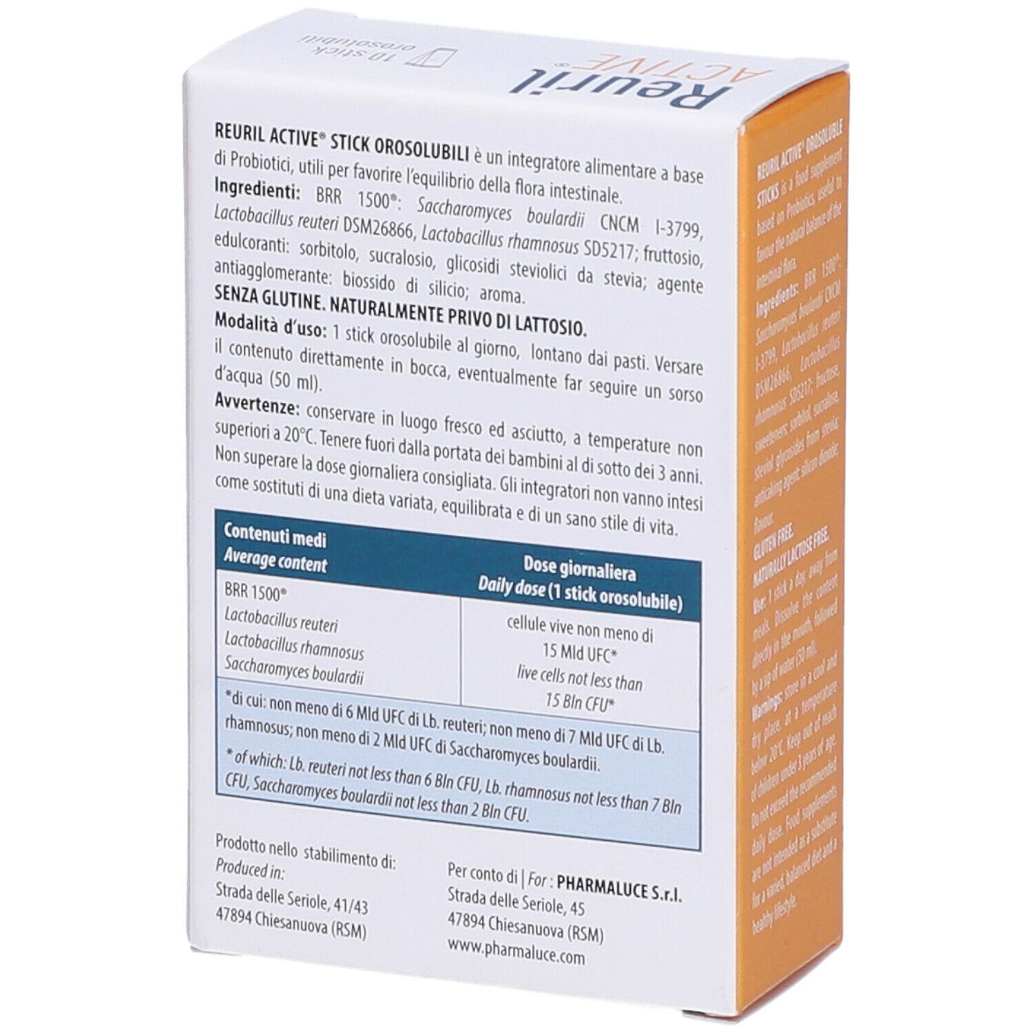 Reuril Active 10 Stick