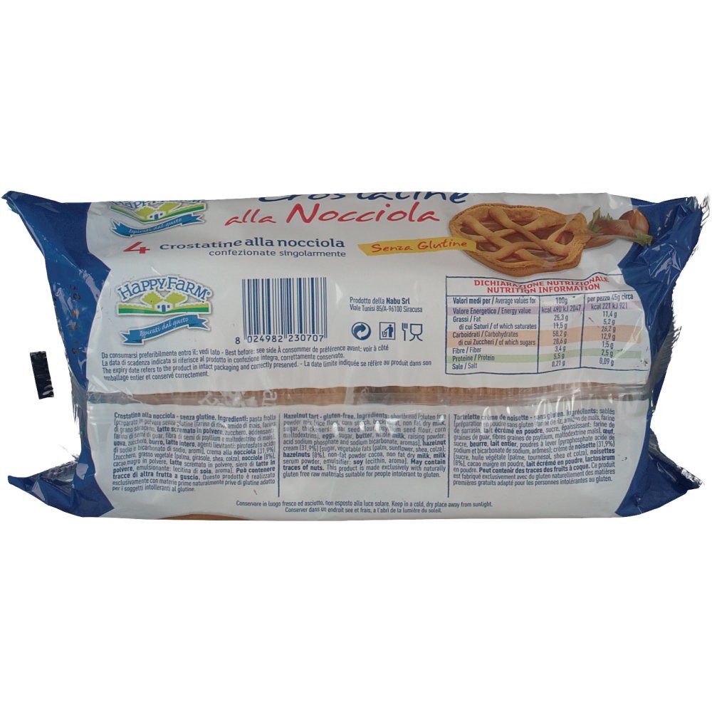 Happy Farm Crostatine alla Nocciola