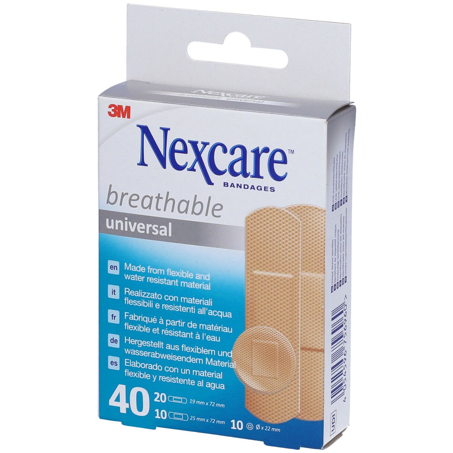 3M Nexcare Flexible Comfort Finger Plasters 44,5 x 51 mm Cerotti Dita