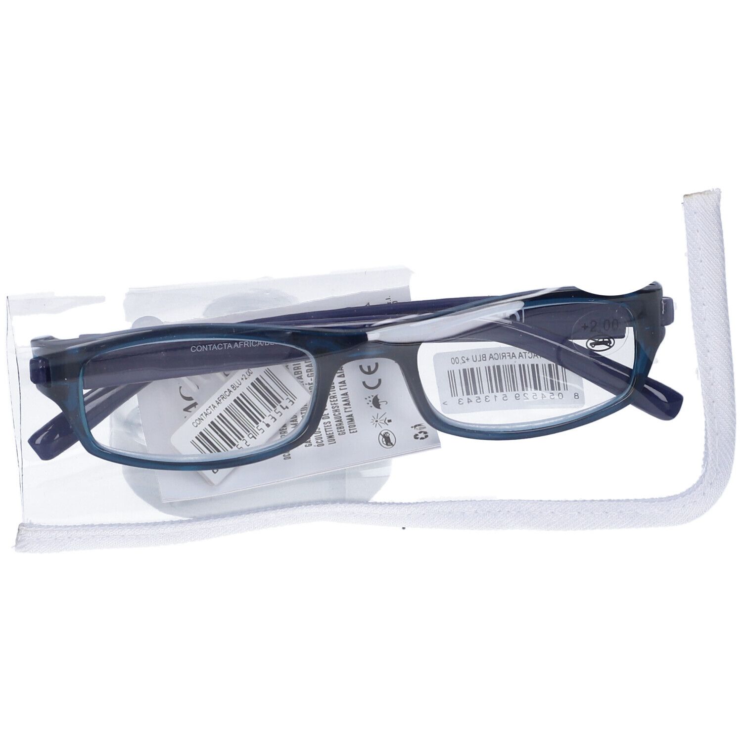 Occhiale Contacta Africa Blu +2,00