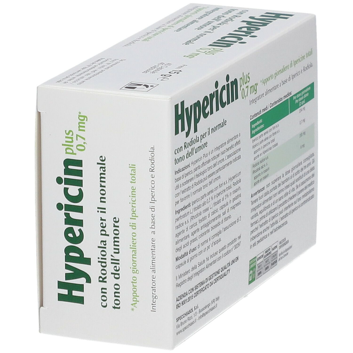 SPECCHIASOL Hypericin Plus