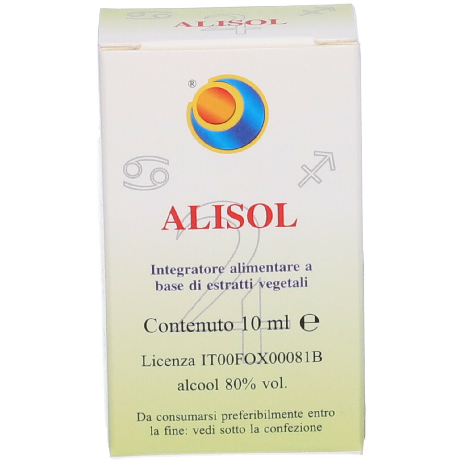 Alisol Gocce 10 Ml