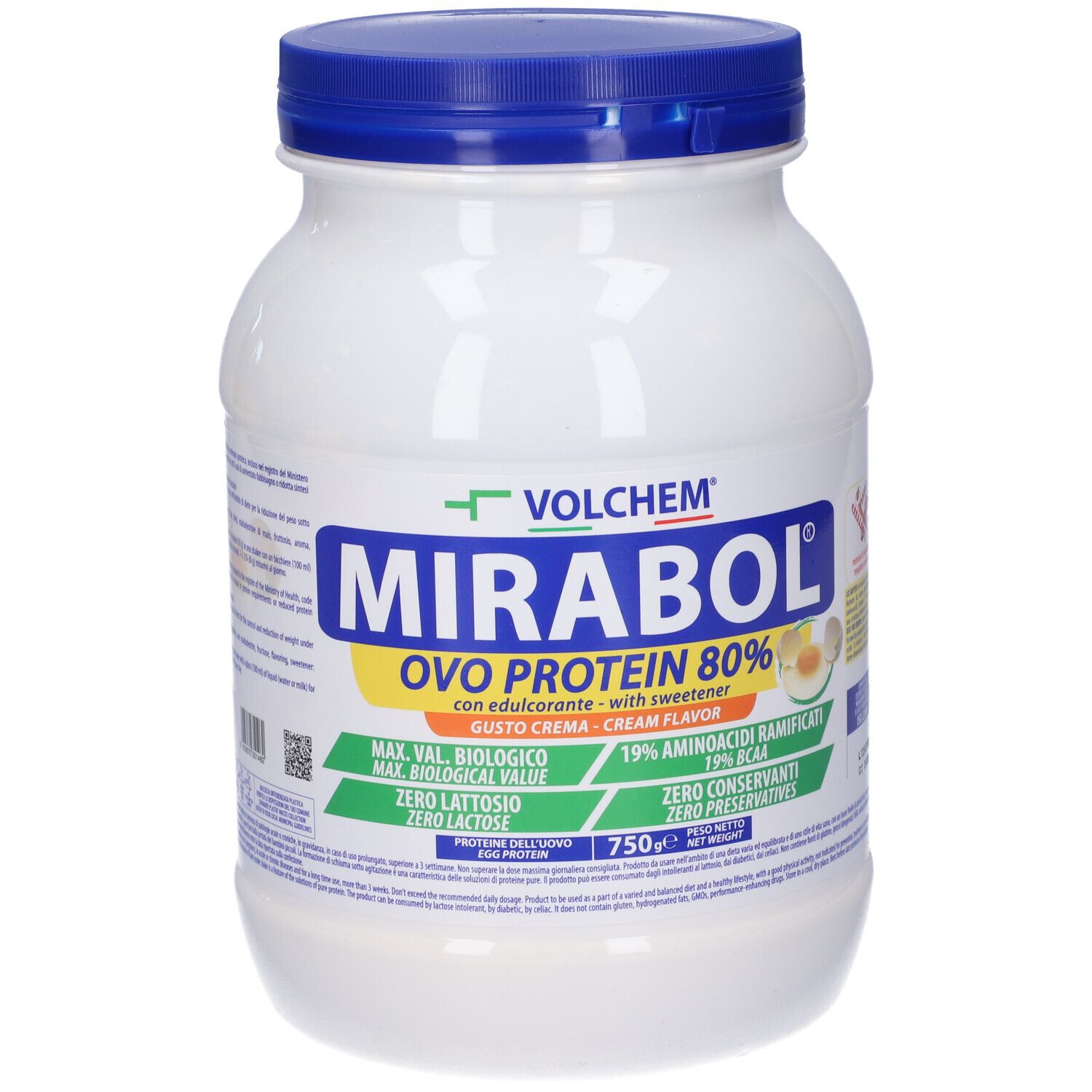 VOLCHEM Mirabol Ovo Protein 80% Gusto Crema