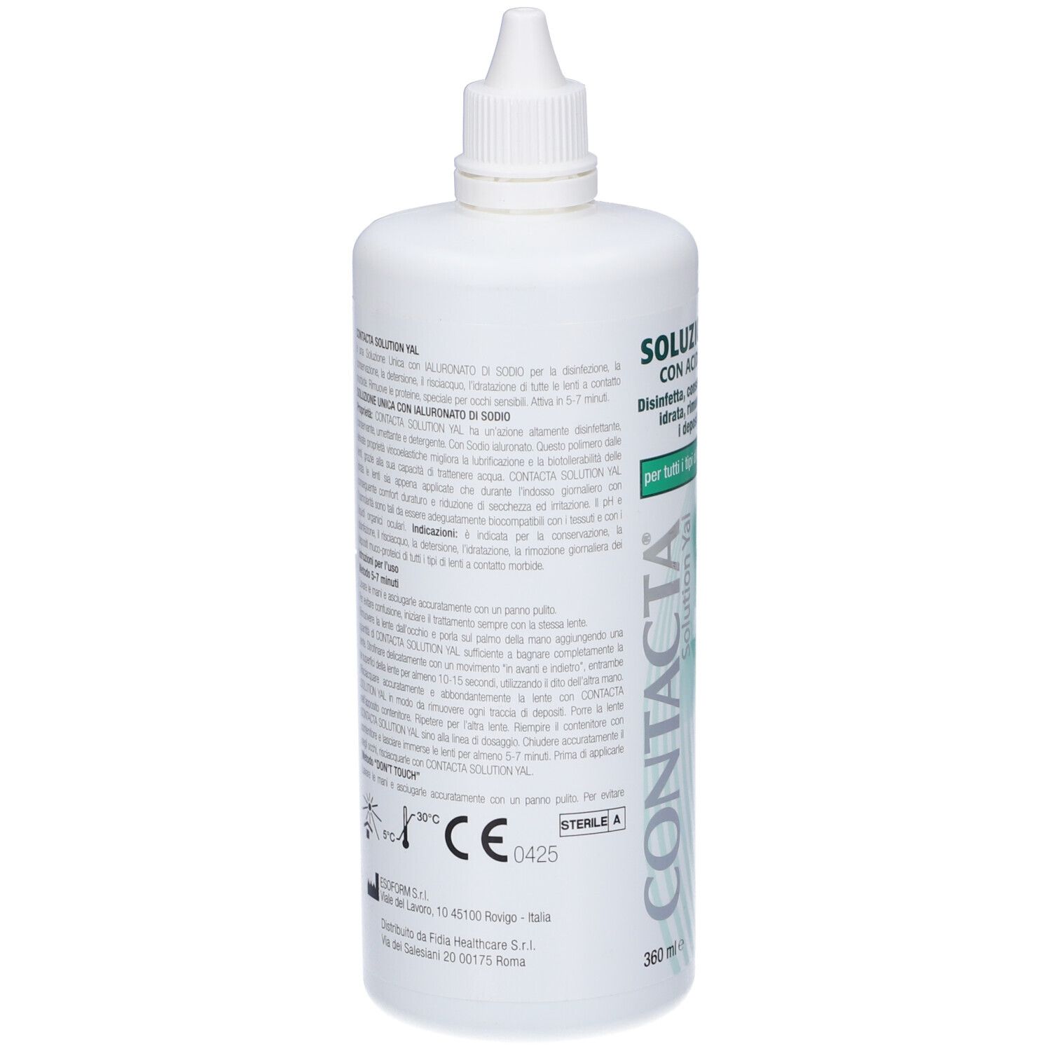 Soluzione Unica Con Acido Ialuronico Per Lenti A Contatto Contacta Solution 360Ml