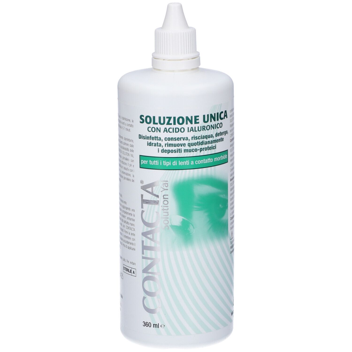 Soluzione Unica Con Acido Ialuronico Per Lenti A Contatto Contacta Solution 360Ml