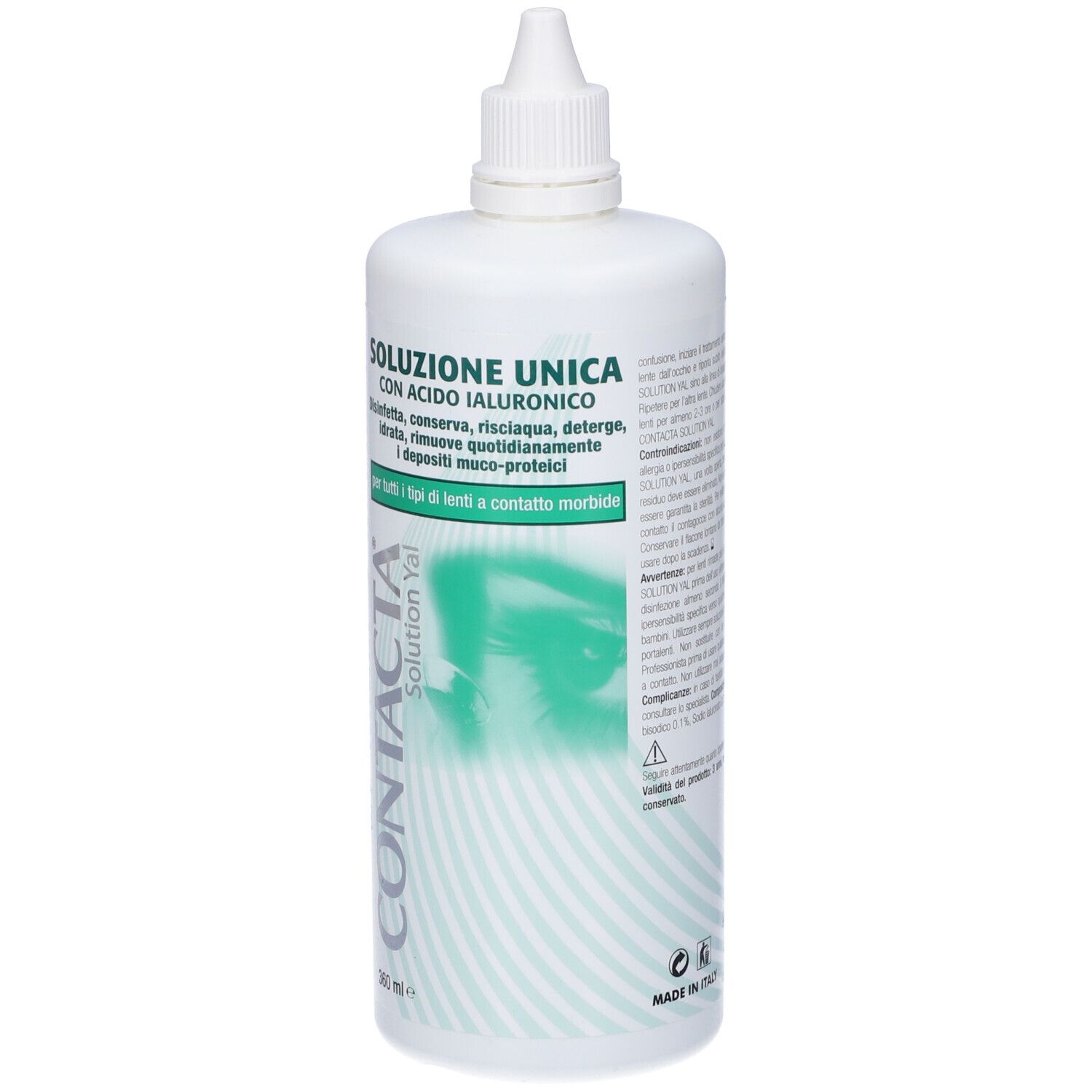 Soluzione Unica Con Acido Ialuronico Per Lenti A Contatto Contacta Solution 360Ml