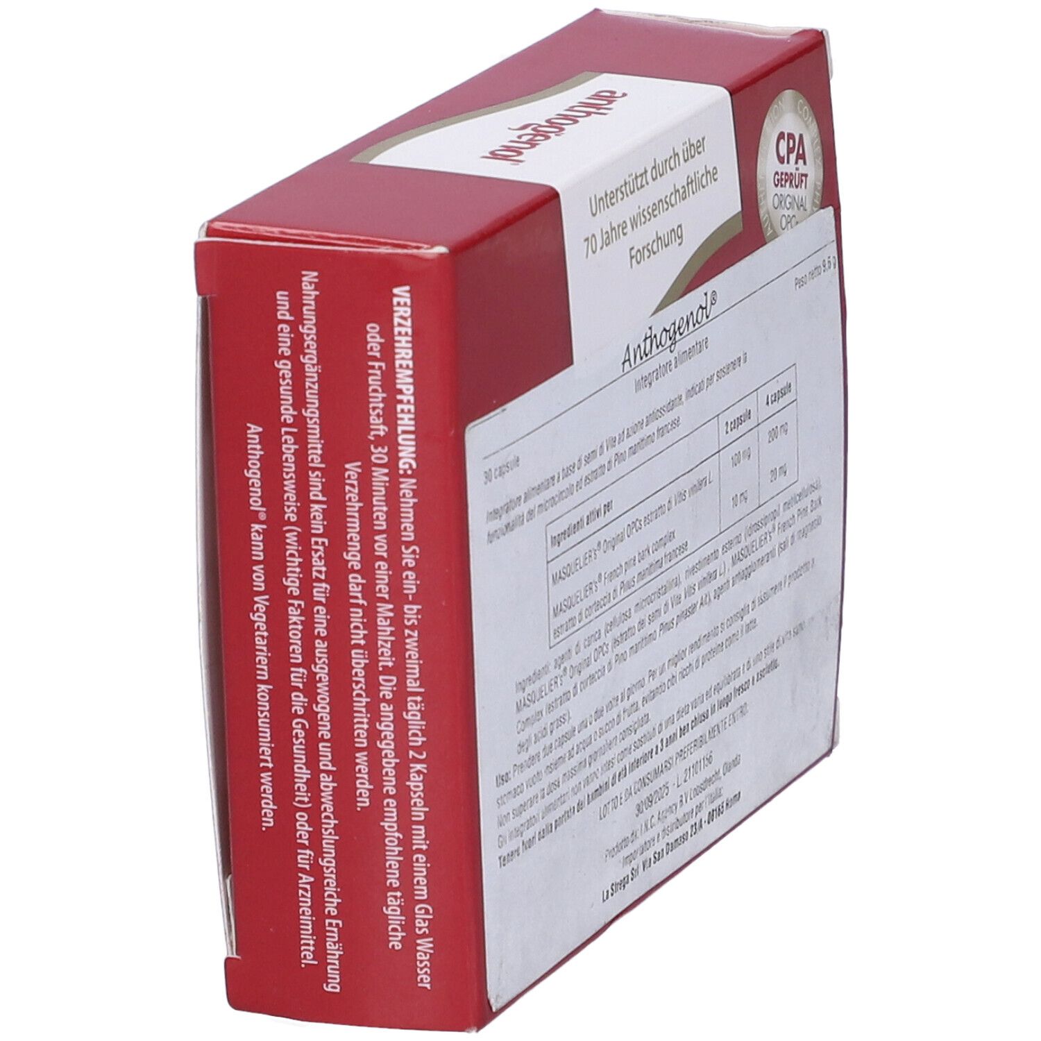 Opc Masquelier Anthogenol 30 Capsule