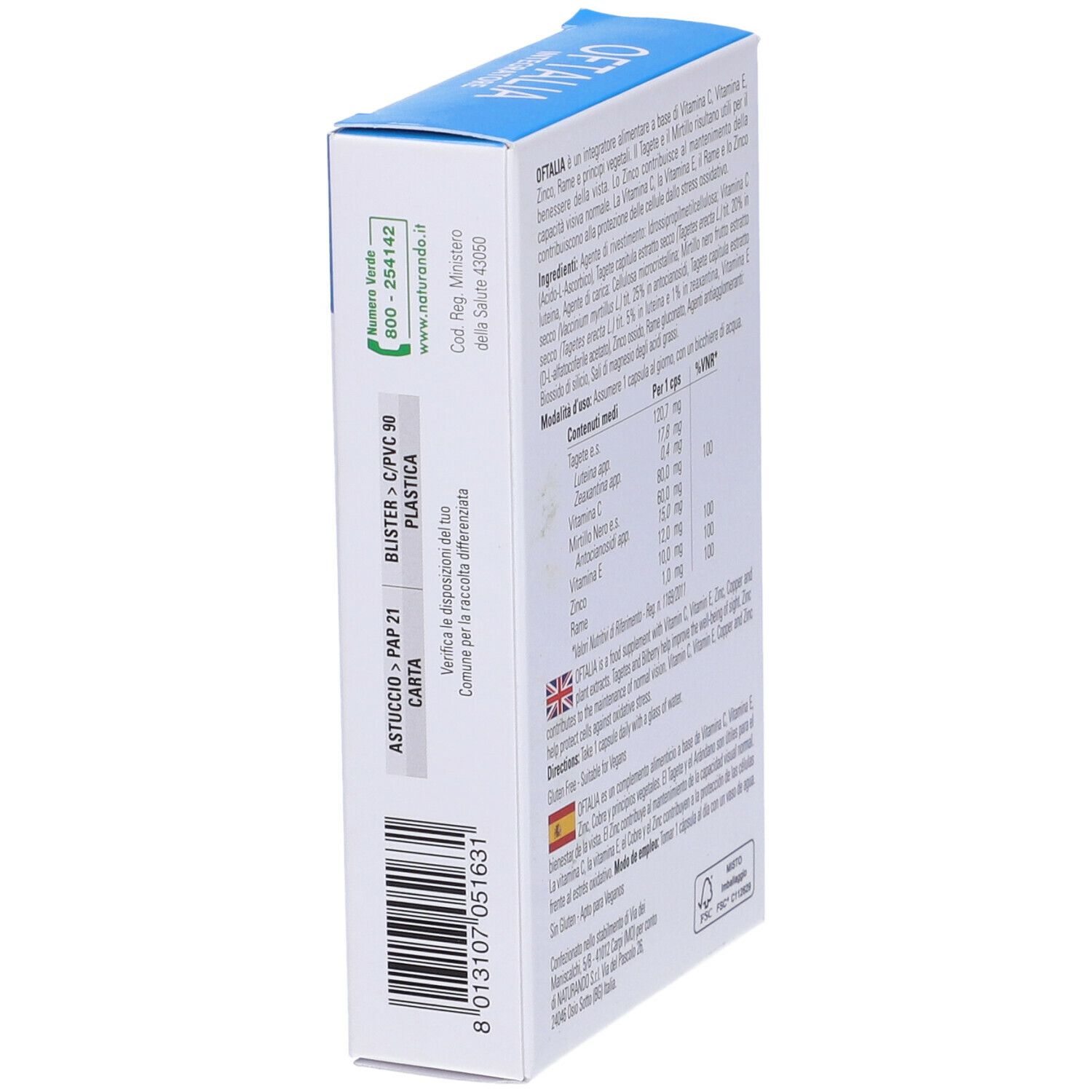 Oftalia Integratore 30 Capsule