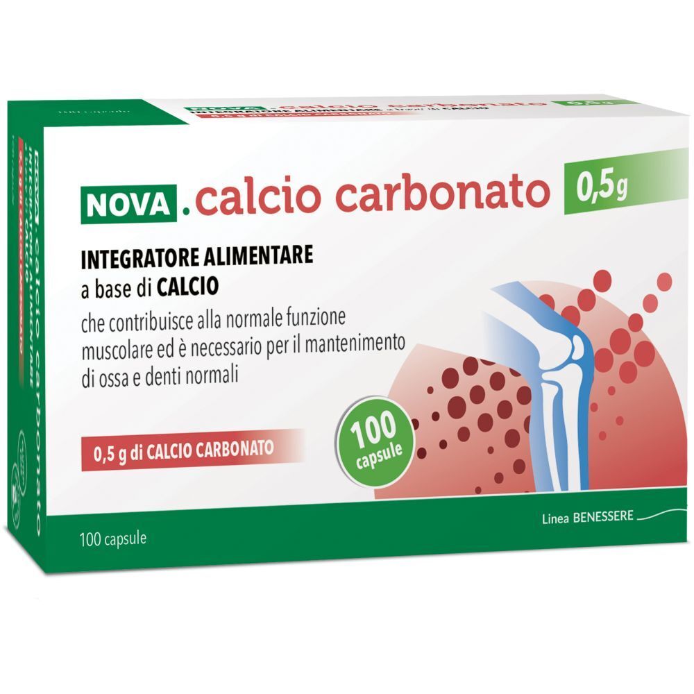 Nova Calcio Carbonato 0,5 G 100 Capsule