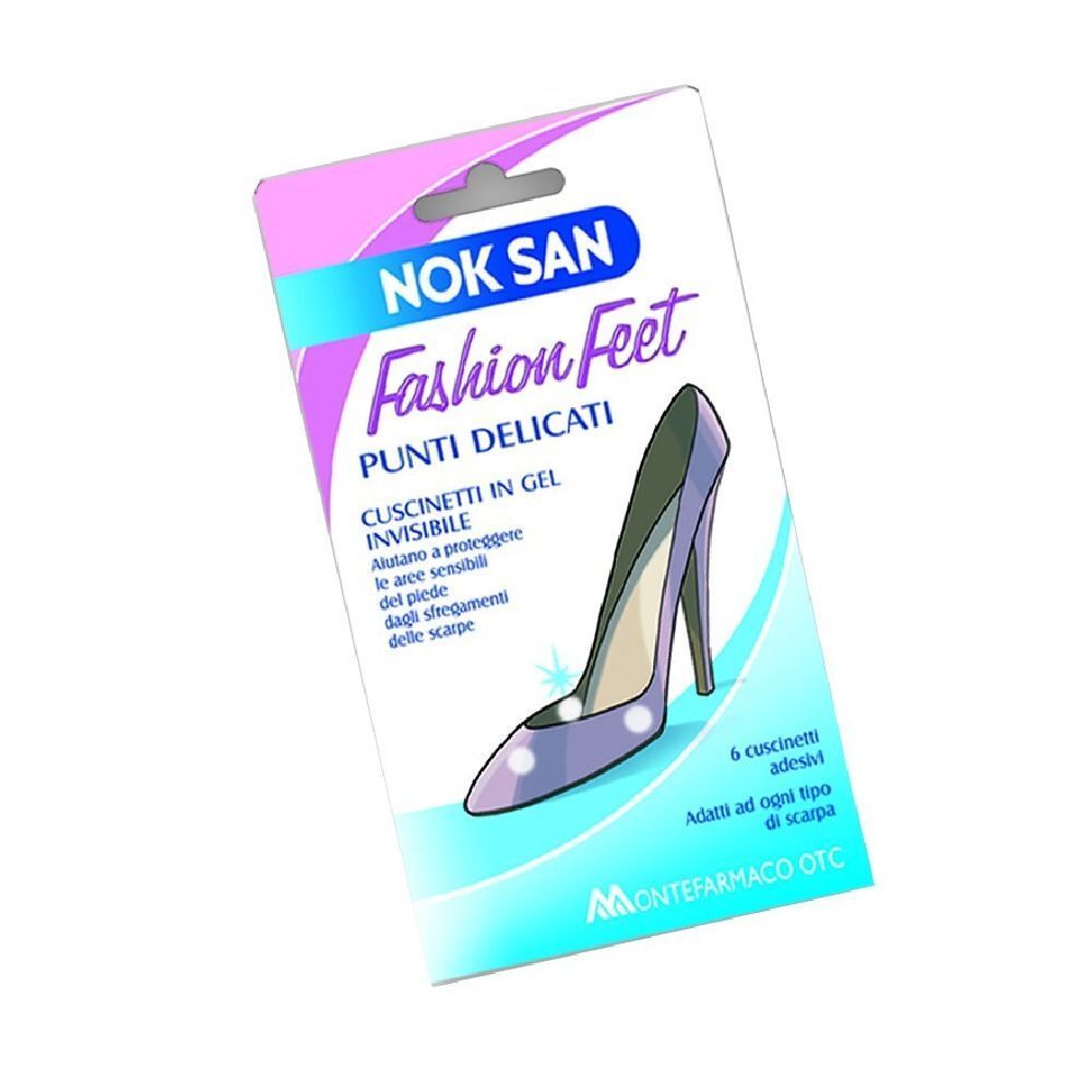 Nok San Fashion Feet Punti Delicati 6 Pezzi