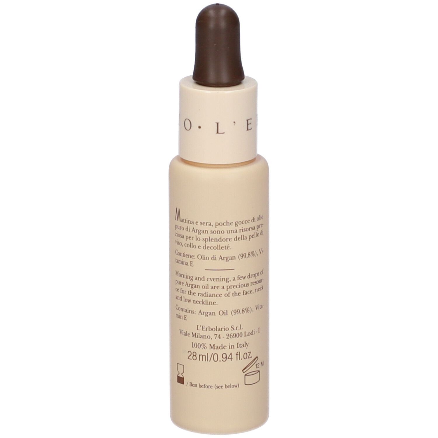 Argan Olio Puro Viso/Collo/Decollete' 28 Ml