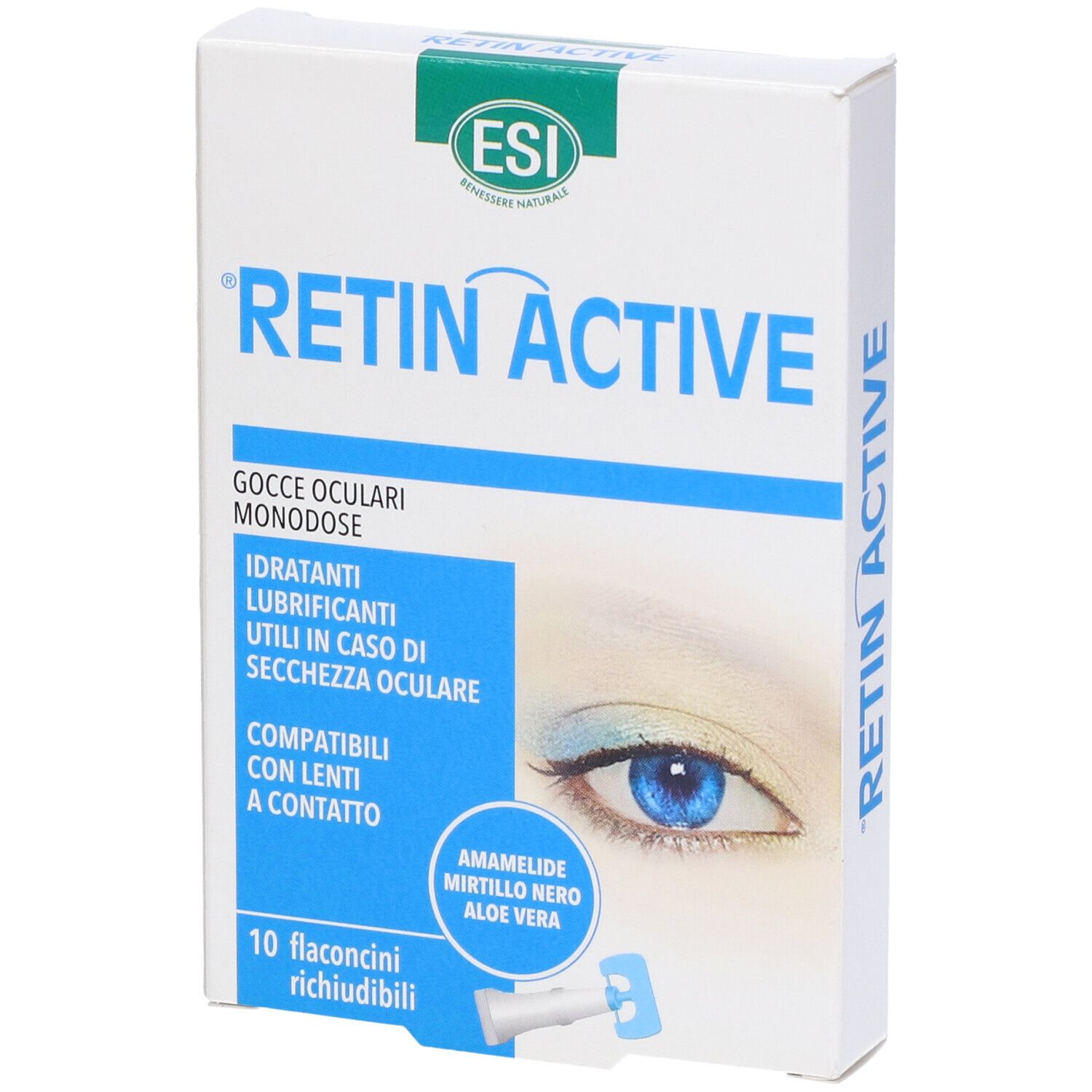 Esi Retin Active Mirtillo Gocce Oculari 10 Flaconcini Monodose Da 0,5 Ml