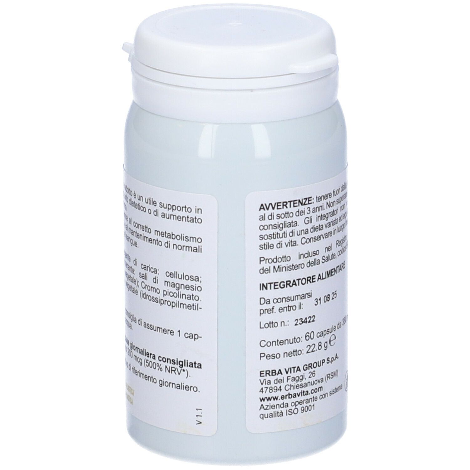 Cromo Erba Vita 60 Capsule